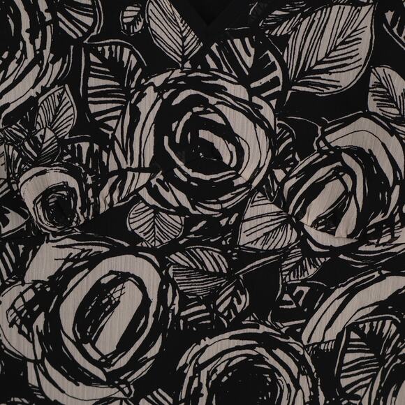 Whimsigoth Sheer Overlay Babydoll Top Dark Fairy Grunge Office Siren Size M‎ - Picture 9 of 12